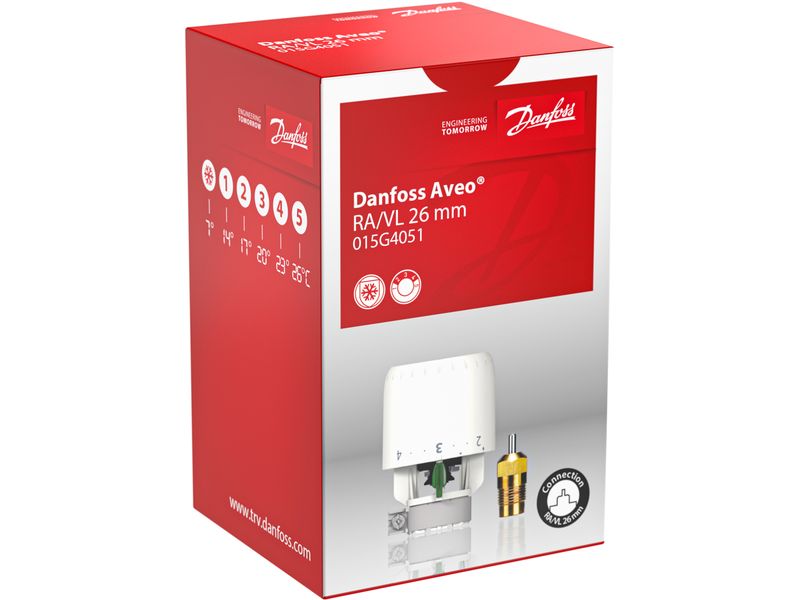 Danfoss Smarter Thermostat Aveo, RA/VL