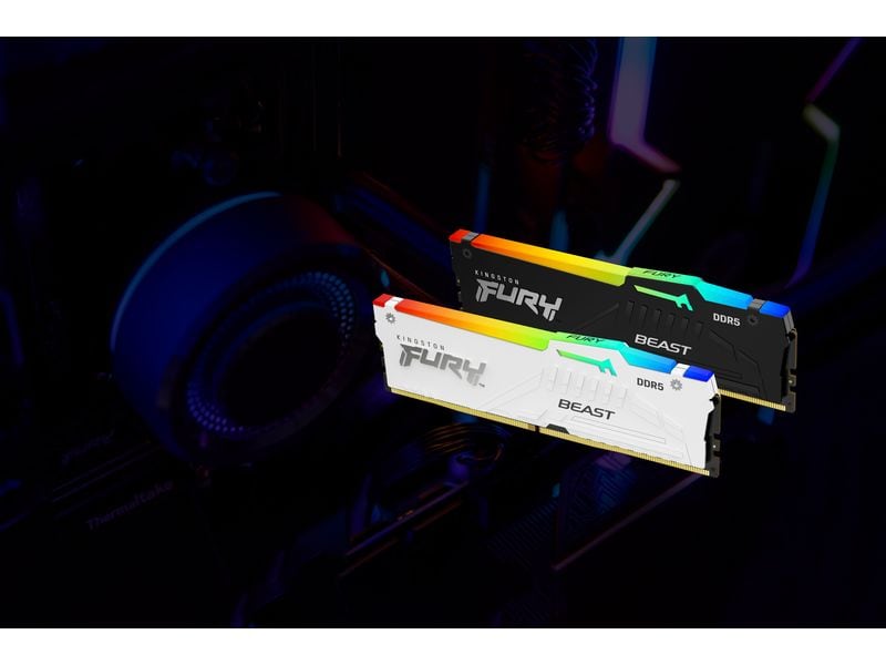 Kingston SO-DDR5-RAM FURY Beast RGB 6000 MHz 2x 32 GB