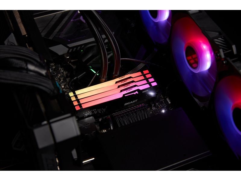 Kingston DDR5-RAM FURY Beast RGB 5600 MHz 2x 64 GB