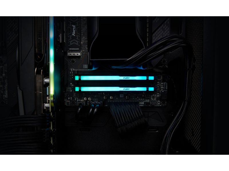 Kingston DDR5-RAM FURY Beast RGB 5600 MHz 2x 64 GB