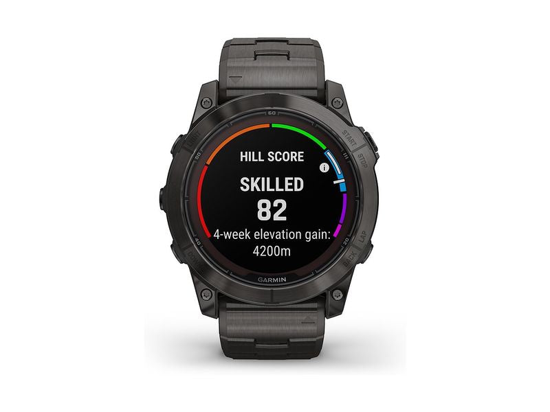 GARMIN Sportuhr fenix 7 Pro Sapphire Solar Edition Anthrazit