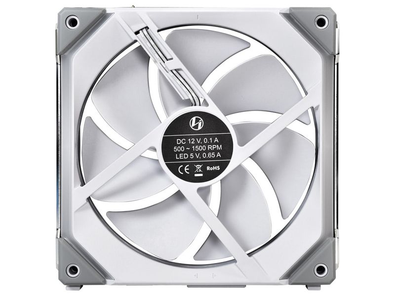 Lian Li PC-Lüfter Uni Fan SL 140 2er Pack inkl. Controller, Weiss
