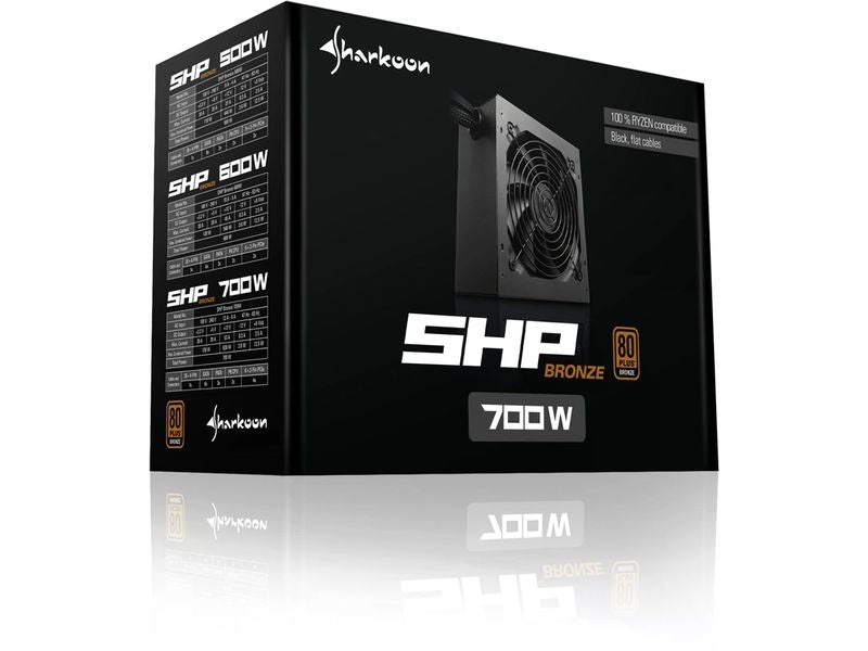 Sharkoon Bloc d’alimentation SHP Bronze 700 W