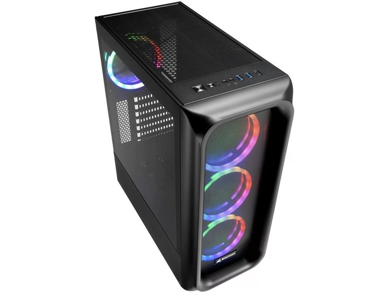 Sharkoon Boîtier d’ordinateur TK5M RGB ATX