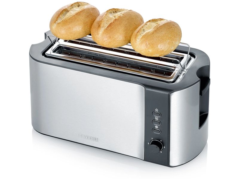 Severin Toaster AT 2590 Schwarz/Silber