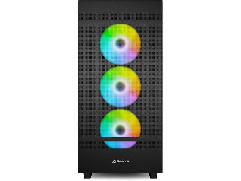 Sharkoon Boîtier d’ordinateur Rebel C50 RGB Noir