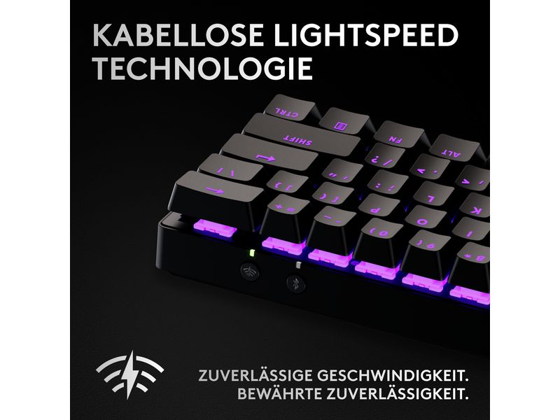 Logitech Gaming-Tastatur Pro X 60 Lightspeed Black