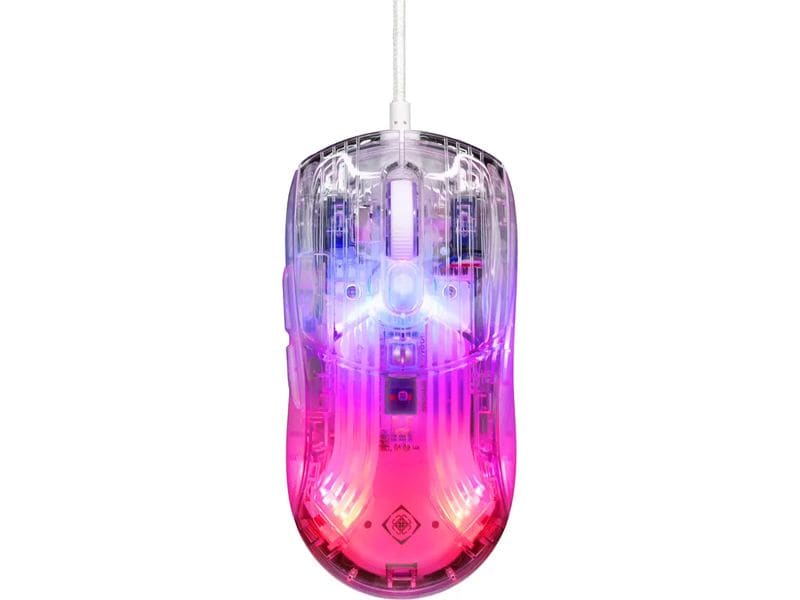 DELTACO Gaming-Maus DM330 RGB Transparent