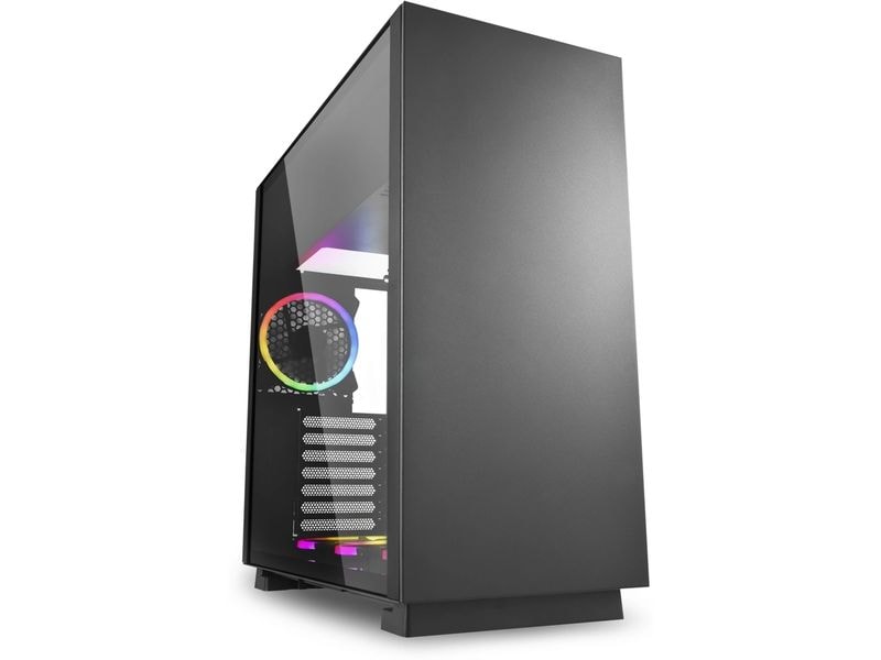 Sharkoon PC-Gehäuse Pure Steel RGB Schwarz