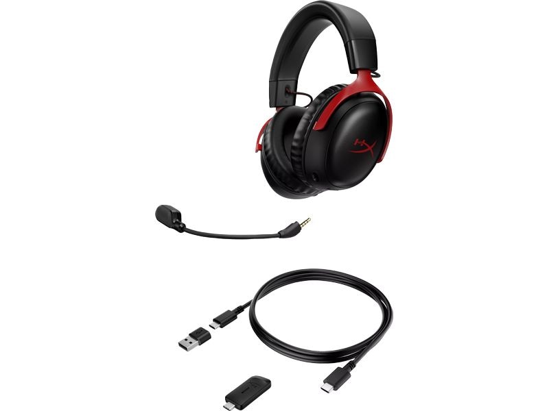 HyperX Headset Cloud III Wireless Rot/Schwarz