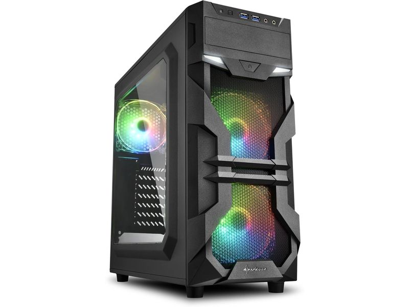 Sharkoon Boîtier d’ordinateur VG7-W RGB