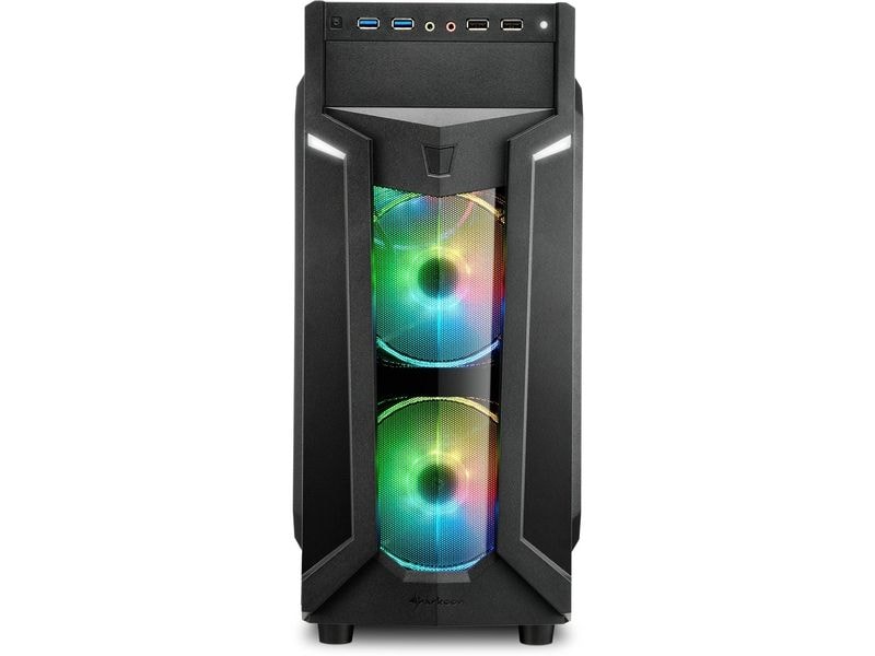 Sharkoon Boîtier d’ordinateur VG6-W RGB