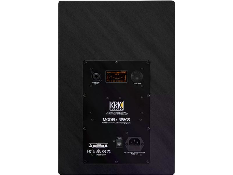 KRK Moniteur de studio Rokit RP8 G5 Noir