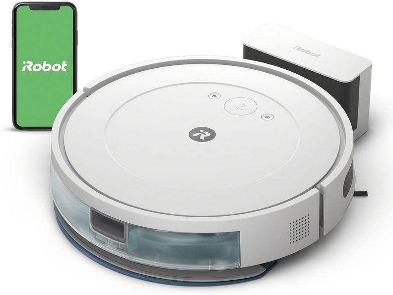 iRobot Robot d’aspiration et d’essuyage Roomba Combo Essential Blanc