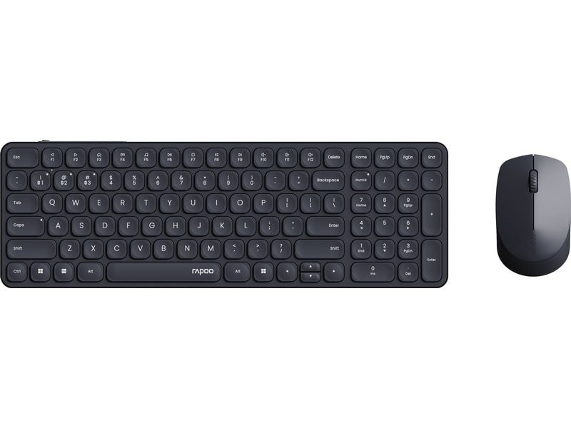 Rapoo Ensemble clavier-souris 9310M Noir