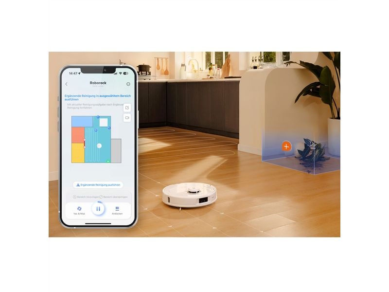 Roborock Aspirateur robot Q Revo MaxV Blanc