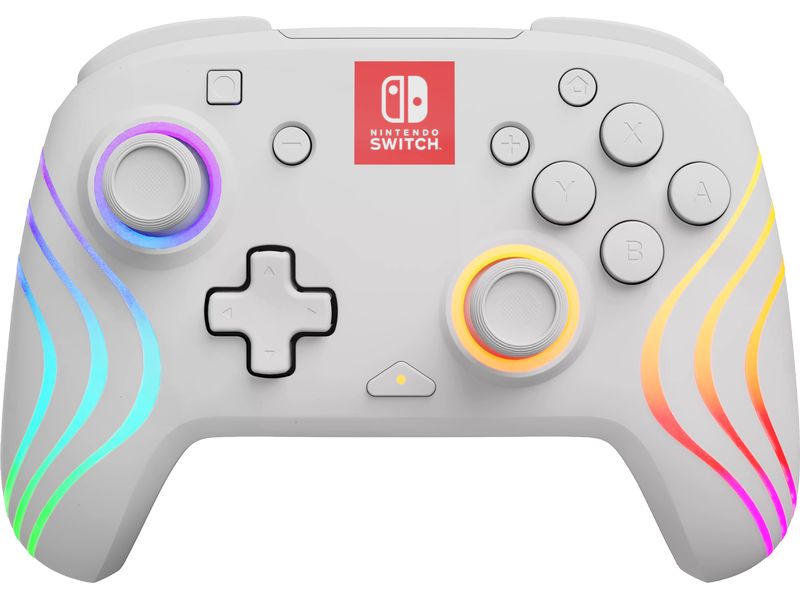 PDP Controller Afterglow Wave Nintendo Switch Weiss