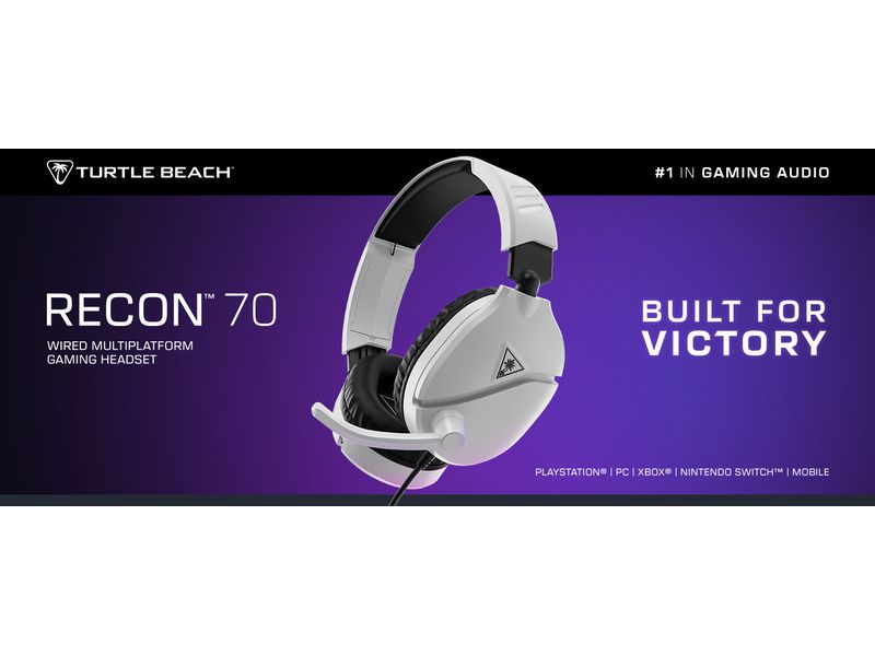 Turtle Beach Écouteurs Ear Force Recon 70P Blanc