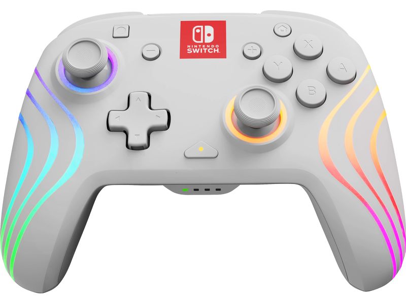 PDP Controller Afterglow Wave Nintendo Switch Weiss