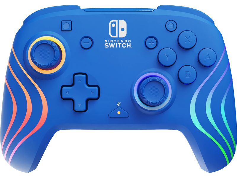 PDP Controller Afterglow Wave Nintendo Switch Blau