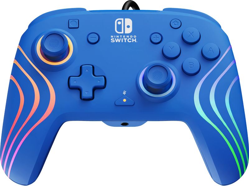 PDP Controller Afterglow Wave Nintendo Switch Blau