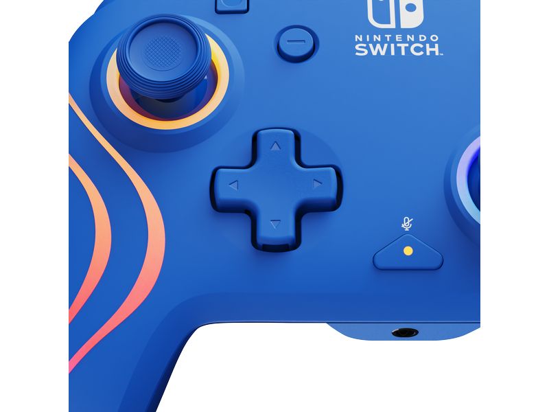 PDP Controller Afterglow Wave Nintendo Switch Blau