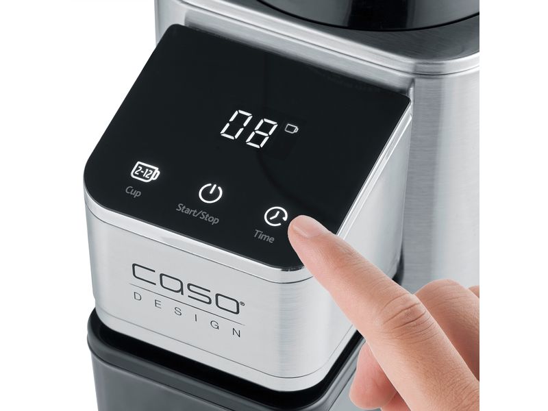 Caso Moulin à café Barista Chef Inox Argenté