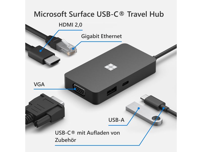 Microsoft Dockingstation USB-C Travel Hub