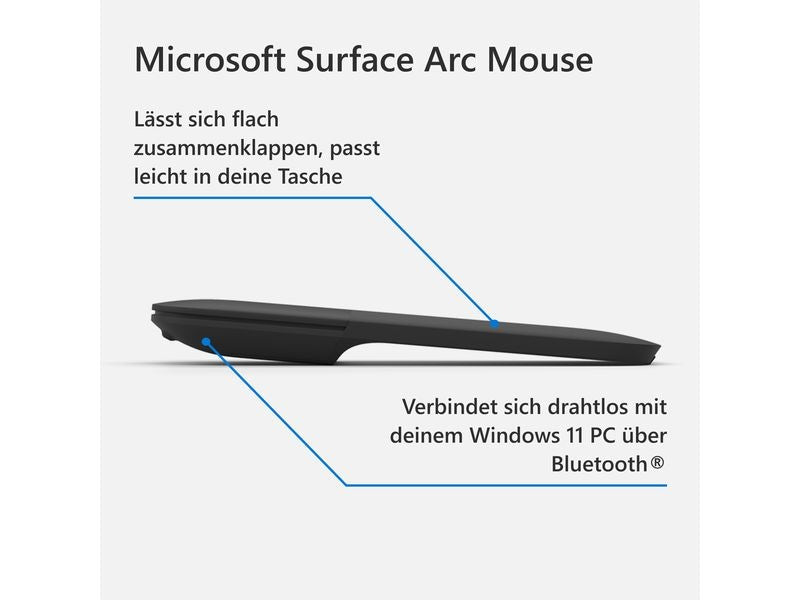 Microsoft Surface Arc Mouse noir