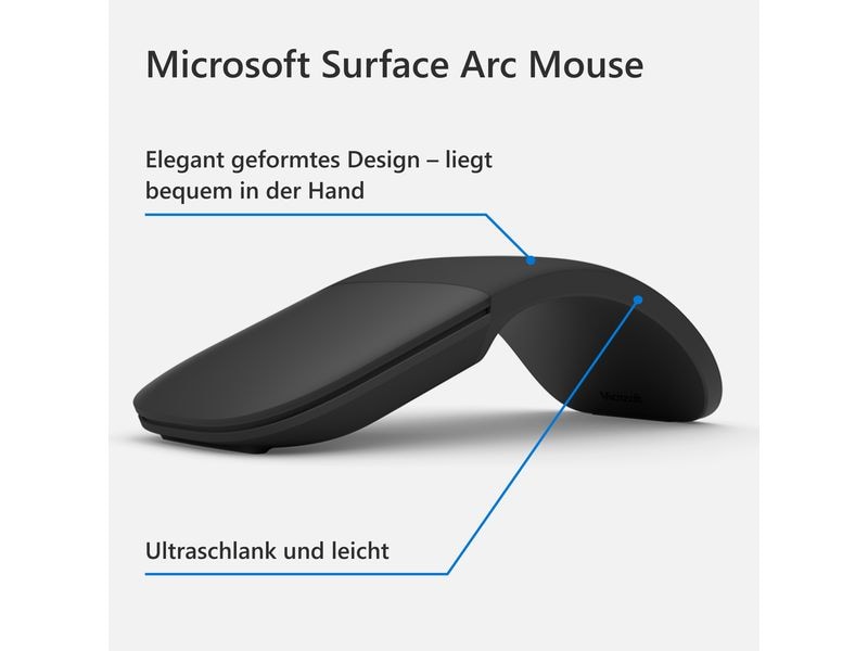 Microsoft Surface Arc Mouse schwarz