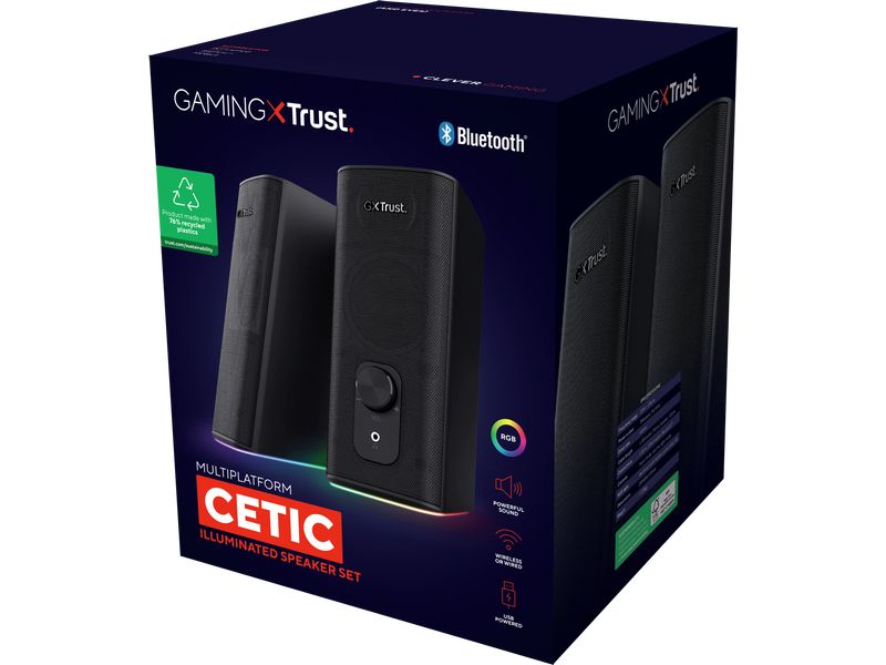 Trust Haut-parleurs de PC GXT 612 Cetic