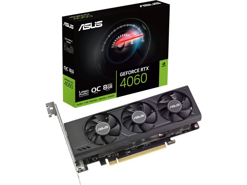 ASUS Carte graphique GeForce RTX 4060 LP BRK OC Edition 8 GB