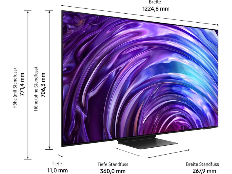 Samsung TV QE55S95D ATXZU 55", 3840 x 2160 (Ultra HD 4K), OLED