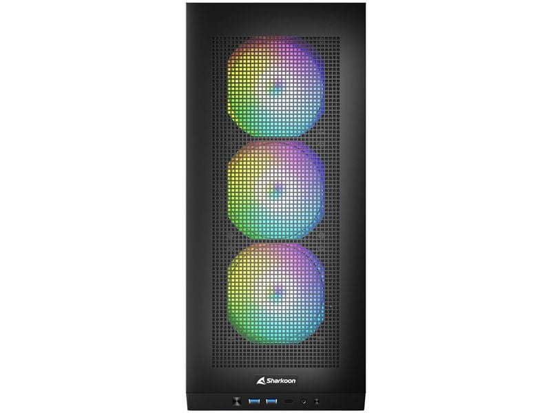 Sharkoon Boîtier d’ordinateur Rebel C20 RGB