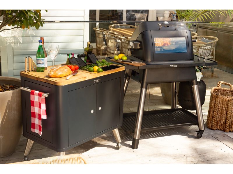 Everdure FORCE Gasgrill, schwarz mit Doppelboden