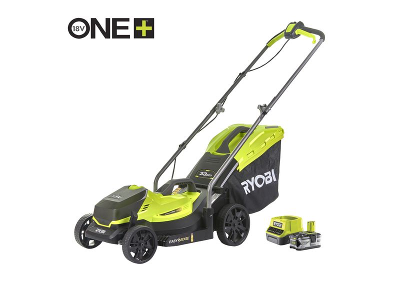 RYOBI Tondeuse à gazon sans fil RLM18X33B40