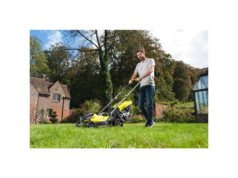 RYOBI Tondeuse à gazon sans fil RLM18X33B40