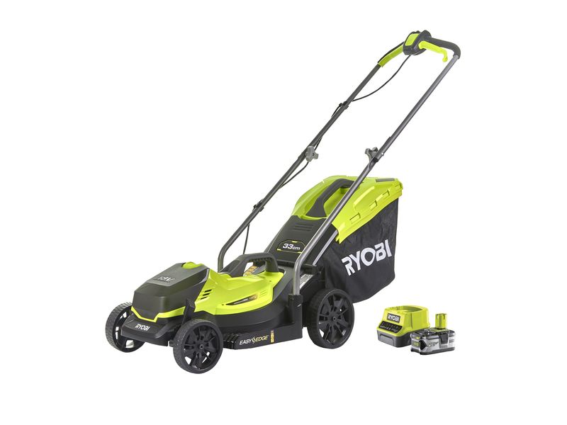 RYOBI Tondeuse à gazon sans fil RLM18X33B40