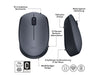 Logitech Souris M170 , sans fil