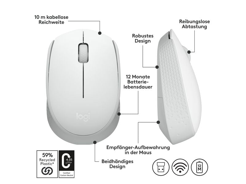 Logitech Mobile Maus M171 , kabellos