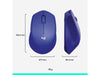 Logitech Souris M330 Silent Plus Bleu bleu