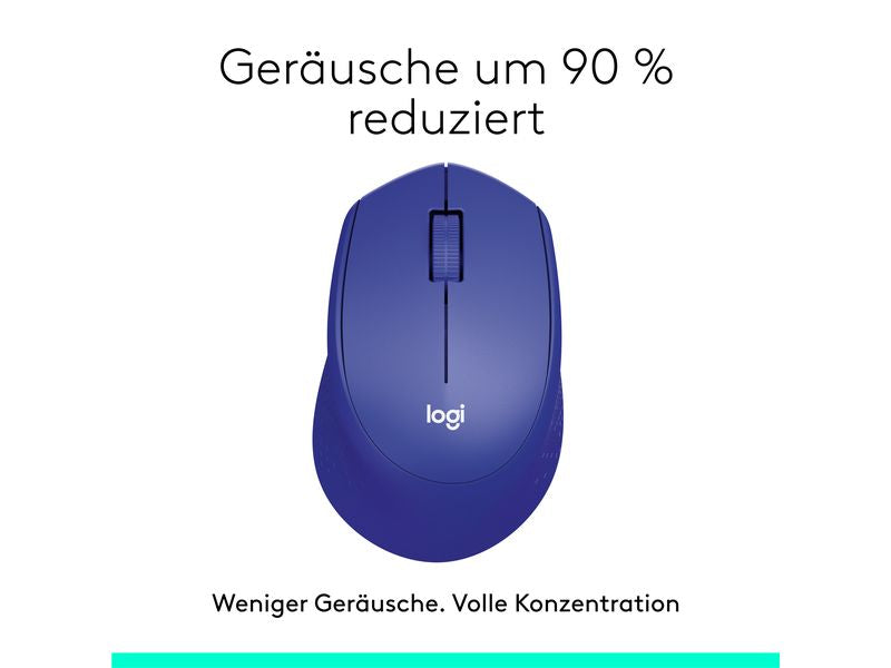 Logitech Souris M330 Silent Plus Bleu bleu