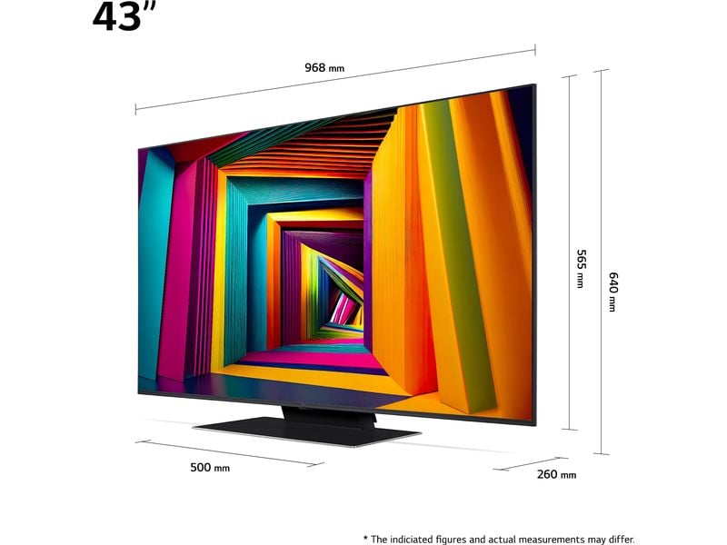 LG TV 43UT91006 43", 3840 x 2160 (Ultra HD 4K), LED-LCD