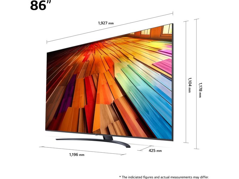 LG TV 86UT81006 86", 3840 x 2160 (Ultra HD 4K), LED-LCD