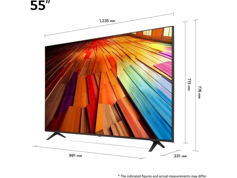 LG TV 55UT80006 55", 3840 x 2160 (Ultra HD 4K), LED-LCD