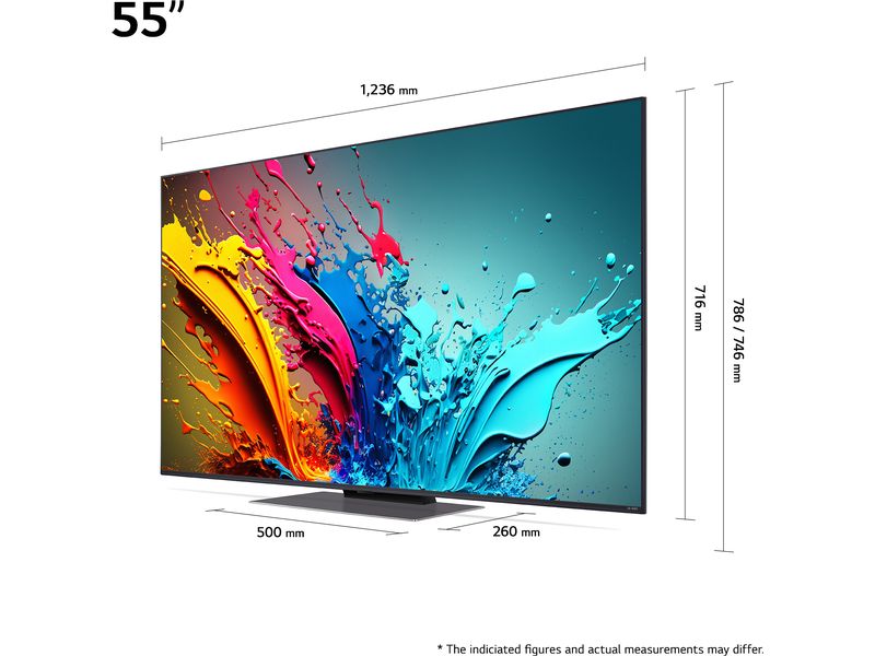 LG TV 55QNED87T6B 55", 3840 x 2160 (Ultra HD 4K), LED-LCD