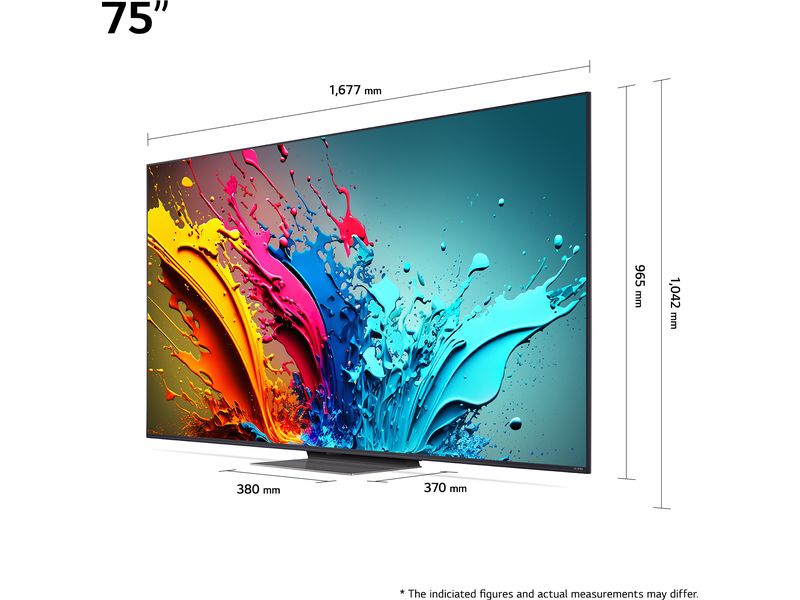 LG TV 75QNED87T6B 75", 3840 x 2160 (Ultra HD 4K), LED-LCD