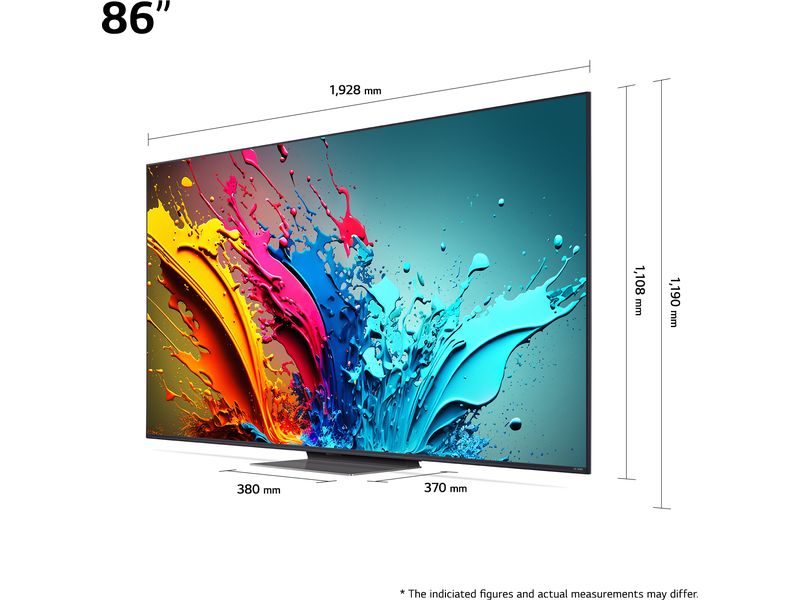 LG TV 86QNED86T6A 86", 3840 x 2160 (Ultra HD 4K), LED-LCD