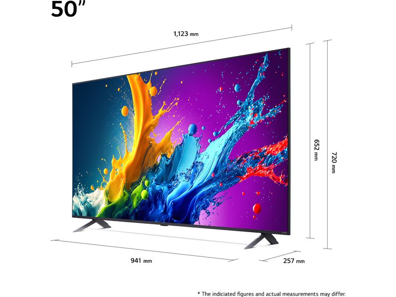 LG TV 50QNED80T6A 50", 3840 x 2160 (Ultra HD 4K), LED-LCD