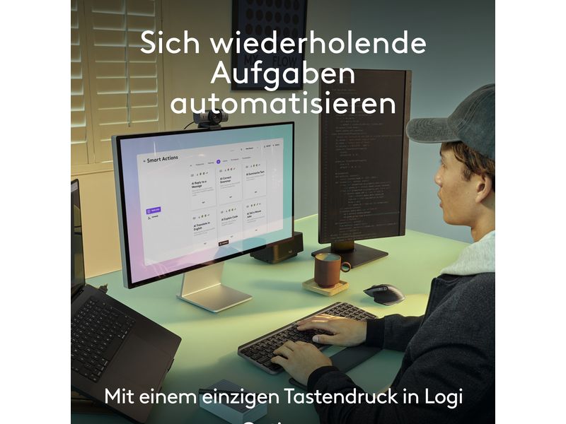 Logitech Tastatur-Maus-Set MX Keys S Combo for Mac